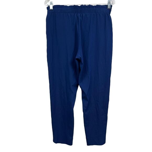 Ramy Brook Womens Allyn Silk Blend Pants Paperbag Tie Ruffled Waist Navy Size S - Picture 4 of 6